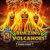 777pub 3 Blazing Volcanoes Power Combo Game Poster